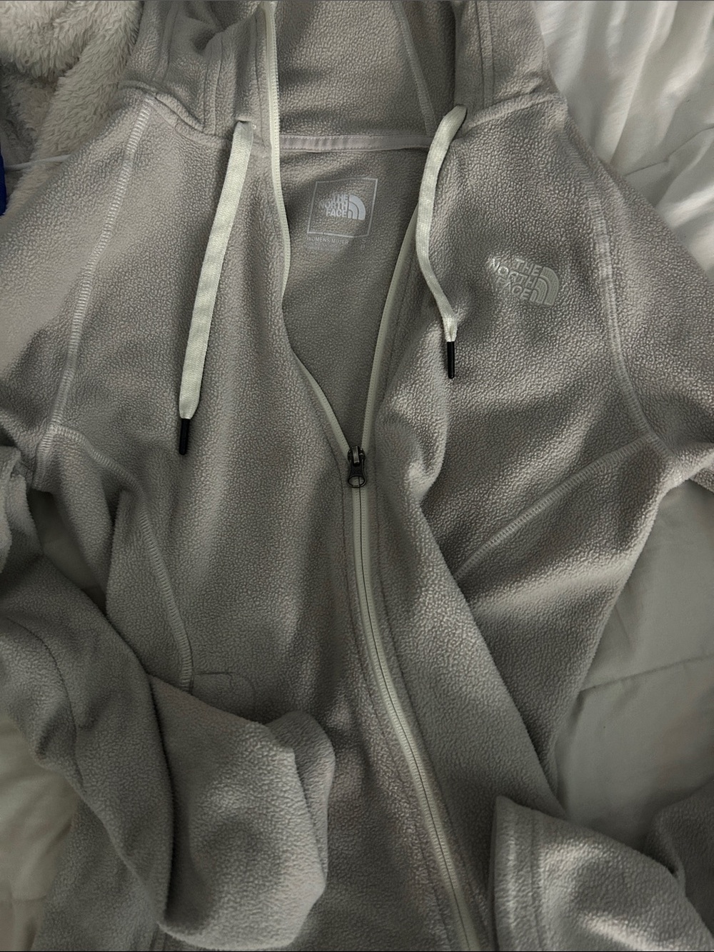 The North Face Women's Beige Zip Hoodie